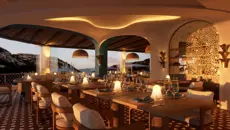 W Sardinia Poltu Quatu Rendering Restaurant