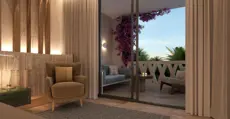 W Sardinia Poltu Quatu Rendering Deluxe Suite Balcony LUXR