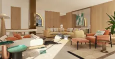 W Sardinia Poltu Quatu Rendering Deluxe Suite LUXR