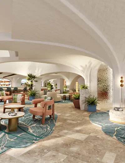 W Sardinia Poltu Quatu Rendering Lobby
